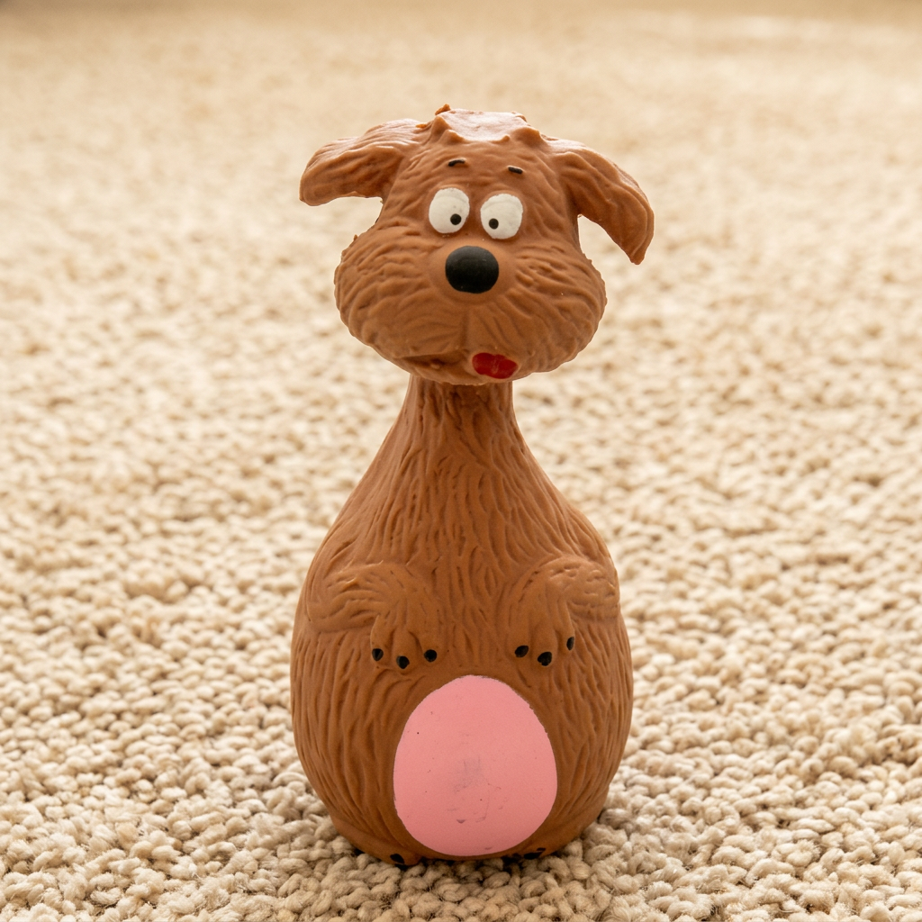 Robustes, umweltfreundliches Latex-Hundespielzeug mit Quietscher & Zahnpflege