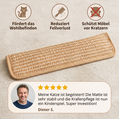 Natürliches Sisal-Katzenkissen & Kratzspielzeug mit Katzenminze – Kauspielzeug zur Zahnpflege