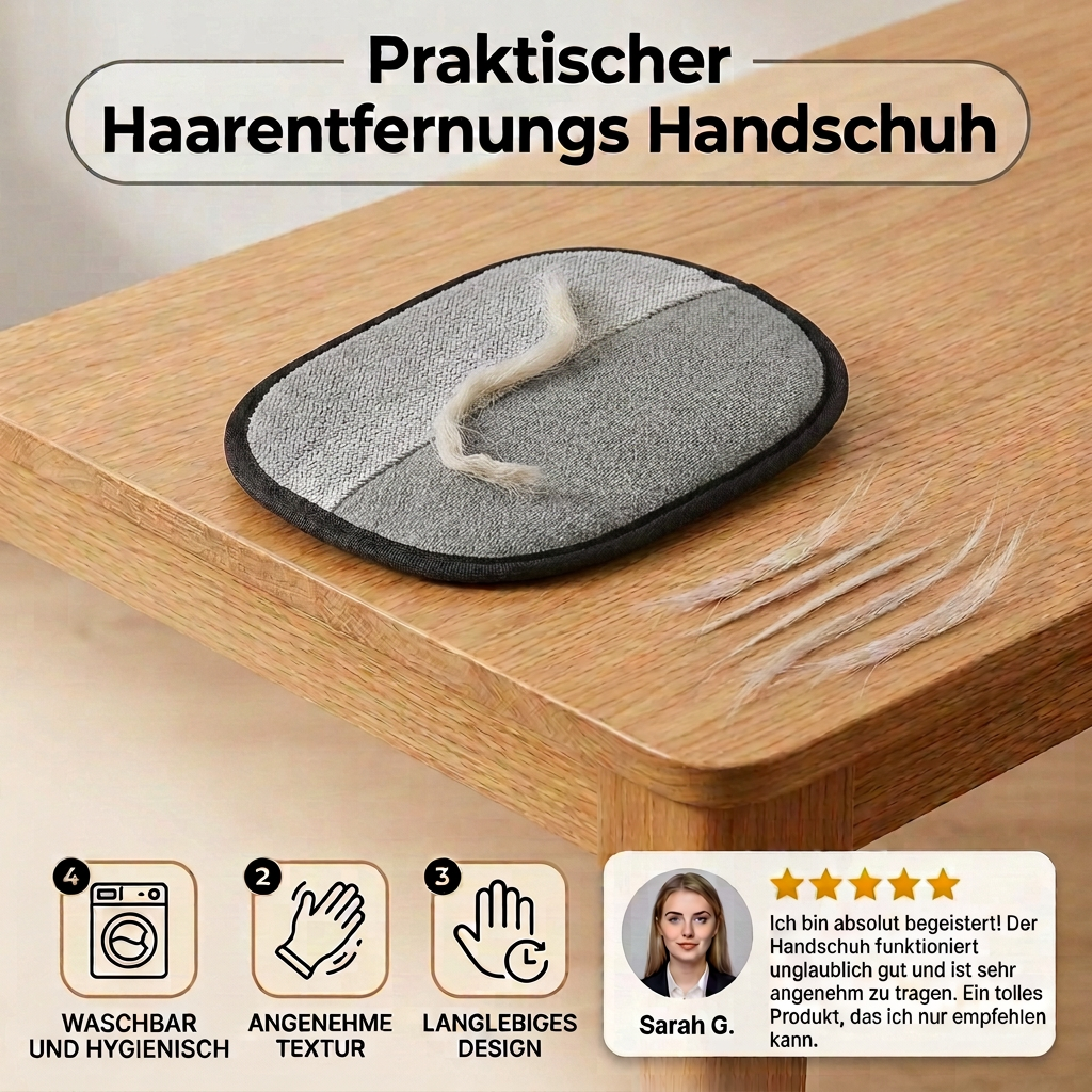 Praktischer Haarentfernungs Handschuh