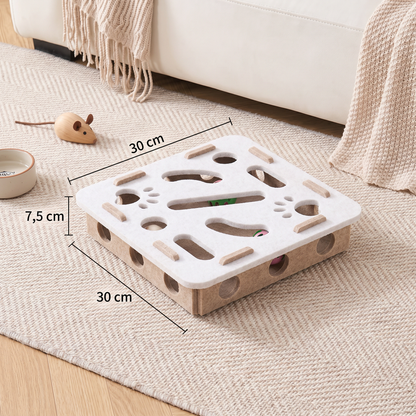 Interaktives Puzzle-Spielzeug aus Filz für Katzen