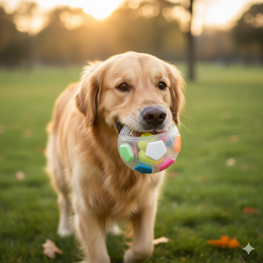 Robuster Spielzeug Ball zum Stressabbau für Hunde