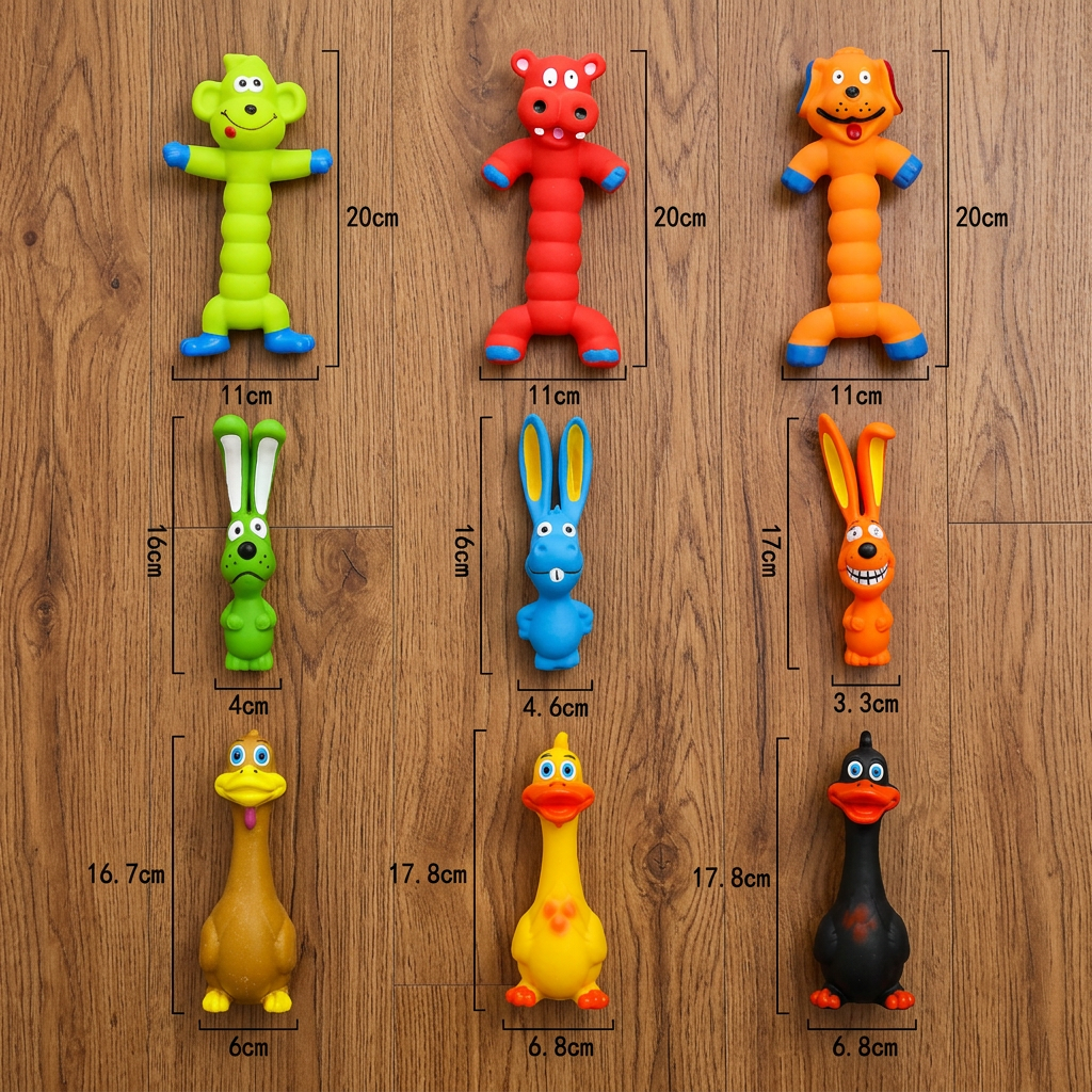 Robustes Hundekauspielzeug aus Naturlatex zur Zahnreinigung
