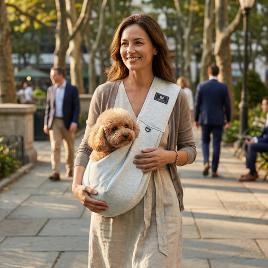 Tragbarer Hunde Schulterrucksack – Atmungsaktiv, Wasserabweisend & Sicher