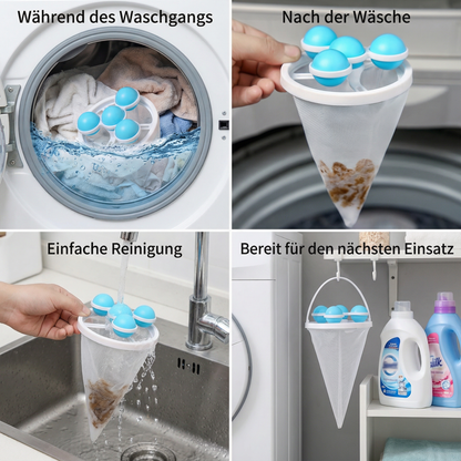 Wäsche Tierhaar Filter für die Waschmaschine – Wiederverwendbarer Fangbeutel