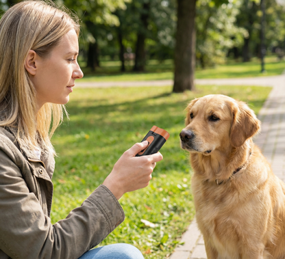 Anti-Bell-Ultraschallgerät für Hunde – Sanfte Trainingshilfe Mobil & Wiederaufladbar