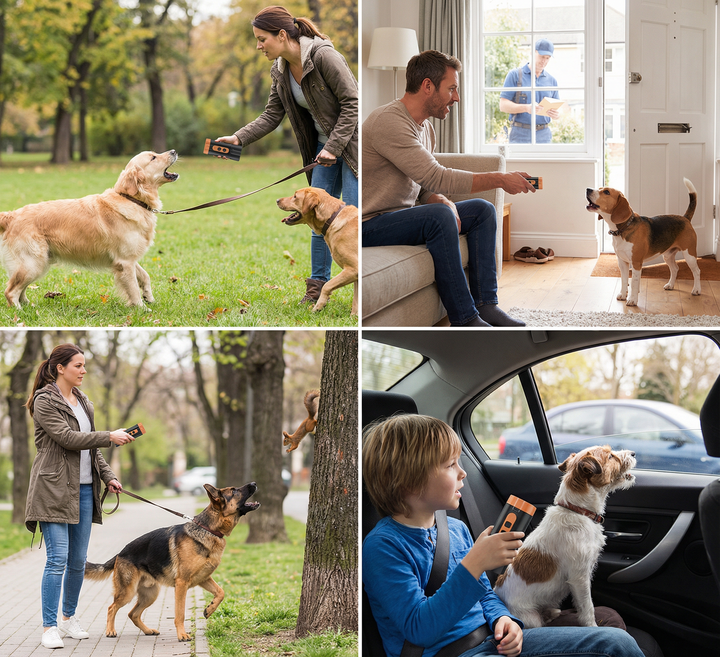 Anti-Bell-Ultraschallgerät für Hunde – Sanfte Trainingshilfe Mobil & Wiederaufladbar