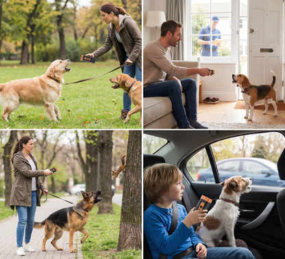 Anti-Bell-Ultraschallgerät für Hunde – Sanfte Trainingshilfe Mobil & Wiederaufladbar