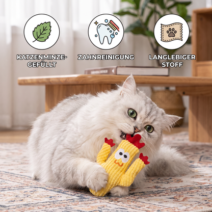 Mit Katzenminze gefülltes Kaktus-Zahnpflegespielzeug für Katzen